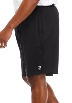 Best Sale 😉 ZELOS Big & Tall Polyester Shorts 👏 -ZELOS store Belk 1013