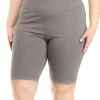 Outlet 🥰 ZELOS Plus Size High Impact Bike Shorts ⌛ -ZELOS store Belk 1054