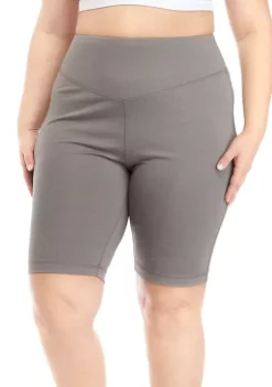 Outlet 🥰 ZELOS Plus Size High Impact Bike Shorts ⌛