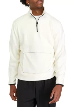 Deals 🎉 ZELOS Polar Fleece Quarter Zip Jacket 🔔 -ZELOS store Belk 1066