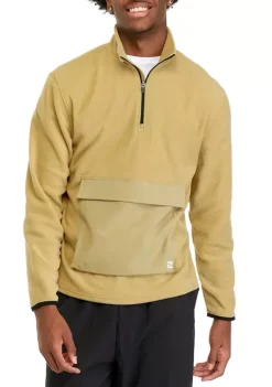 Deals 🎉 ZELOS Polar Fleece Quarter Zip Jacket 🔔 -ZELOS store Belk 1068