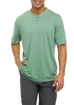 Discount 😉 ZELOS Brushed Henley 👚 Shirt 😍 -ZELOS store Belk 1092