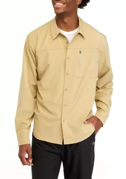 Top 10 🥰 ZELOS Long Sleeve Woven Hybrid 👕 Shirt 🥰 -ZELOS store Belk 1127