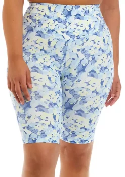 Best Sale 👏 ZELOS Plus Size High Impact Bike Shorts 😍 -ZELOS store Belk 1169