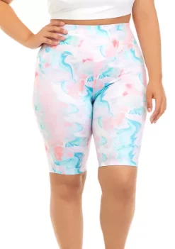 Best Sale 👏 ZELOS Plus Size High Impact Bike Shorts 😍 -ZELOS store Belk 1170