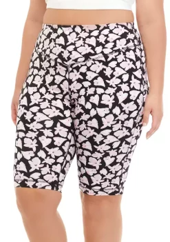 Best Sale 👏 ZELOS Plus Size High Impact Bike Shorts 😍 -ZELOS store Belk 1171