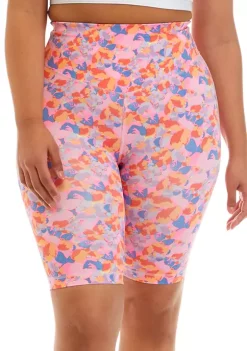 Best Sale 👏 ZELOS Plus Size High Impact Bike Shorts 😍 -ZELOS store Belk 1173
