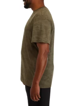 Best Pirce 🧨 ZELOS Big & Tall Camo Jacquard T-Shirt ✔️ -ZELOS store Belk 1176