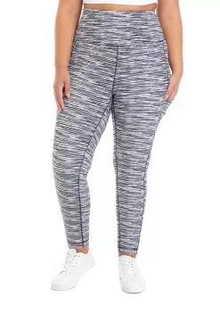 Wholesale π ZELOS Plus Size Medium Impact High Waisted 7/8 Leggings π