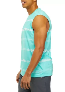 Cheap 🥰 ZELOS Tie Dye Stripe Muscle Tank 🧨 -ZELOS store Belk 1347