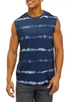 Cheap 🥰 ZELOS Tie Dye Stripe Muscle Tank 🧨 -ZELOS store Belk 1348