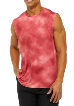 Cheap 🥰 ZELOS Tie Dye Stripe Muscle Tank 🧨 -ZELOS store Belk 1350