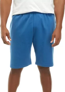 Coupon 👏 ZELOS Big & Tall Solid Fleece Shorts 😉