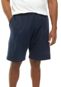 Coupon 👏 ZELOS Big & Tall Solid Fleece Shorts 😉 -ZELOS store Belk 1392