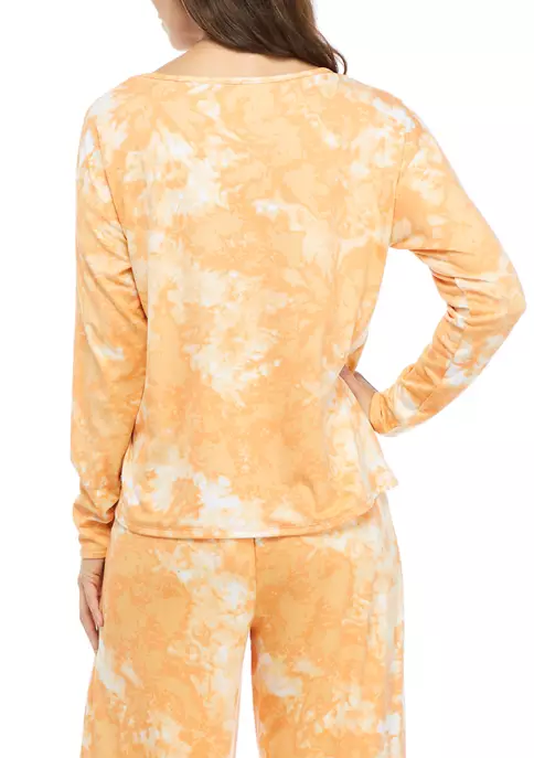 Best Pirce π ZELOS Tie Dye Drop Shoulder Top π₯ 4 Best Pirce π ZELOS Tie Dye Drop Shoulder Top π₯ - Image 2