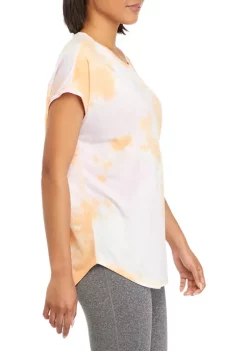 Outlet 🎉 ZELOS Dolman Sleeve Tie Dye T-Shirt 👍 -ZELOS store Belk 1445