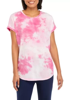 Outlet 🎉 ZELOS Dolman Sleeve Tie Dye T-Shirt 👍 -ZELOS store Belk 1446