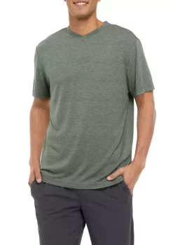 Hot Sale ✔️ ZELOS Brushed V-Neck T-Shirt 🔥 -ZELOS store Belk 1488