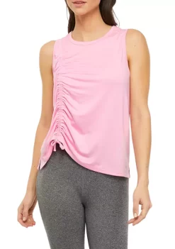 Wholesale 😍 ZELOS Sleeveless Tie Ruched Tank 👍 -ZELOS store Belk 1551