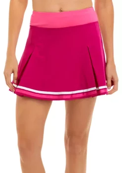 Coupon 👏 ZELOS Stretch Woven Pleated 👗 Skirt 😀 -ZELOS store Belk 1577