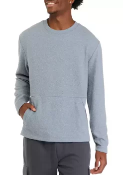 Hot Sale ✨ ZELOS Textured Crew Neck 👚 Shirt 👏