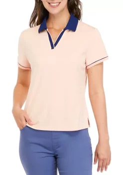 Best reviews of 🔔 ZELOS 👩 Women's Short Sleeve Boxy Sport Polo ✨ -ZELOS store Belk 1602