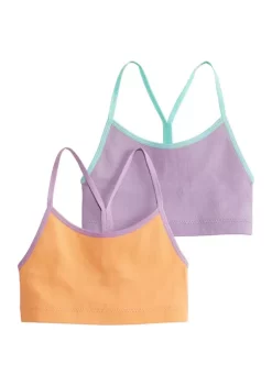 Discount 👏 ZELOS 👧 Girls 7-16 2 Pack of Ribbed Training Bras ✨