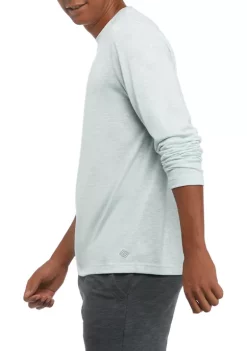 Cheapest ❤️ ZELOS Long Sleeve Brushed T-Shirt ⌛ -ZELOS store Belk 1652