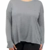 Brand new 🧨 ZELOS Plus Size Long Sleeve High Low Swing T-Shirt 👍 -ZELOS store Belk 1723