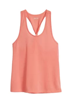 Coupon 🥰 ZELOS 👧 Girls 7-16 Twist Back Tank 🌟 -ZELOS store Belk 1750