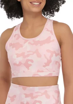 Promo 😍 ZELOS Camouflage Sports Bra 🧨 -ZELOS store Belk 1798