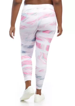 Hot Sale ✨ ZELOS Plus Size 7/8 Performance Leggings 👏 -ZELOS store Belk 1806