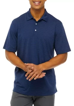 Coupon 👏 ZELOS Brushed Stripe Polo 👕 Shirt 🤩 -ZELOS store Belk 1824