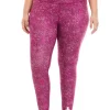 Buy 👍 ZELOS Plus Size Shine Leggings 🛒 -ZELOS store Belk 1837