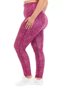 Buy 👍 ZELOS Plus Size Shine Leggings 🛒 -ZELOS store Belk 1839