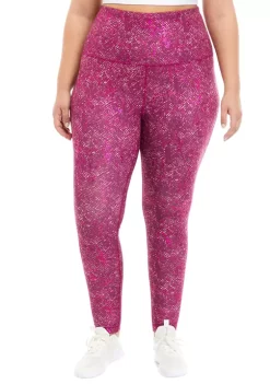 Buy 👍 ZELOS Plus Size Shine Leggings 🛒 -ZELOS store Belk 1840
