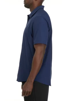 Best Sale 🎉 ZELOS Big & Tall Hybrid 👕 Shirt 😀 -ZELOS store Belk 1850