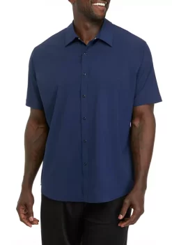 Best Sale 🎉 ZELOS Big & Tall Hybrid 👕 Shirt 😀 -ZELOS store Belk 1851
