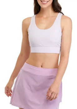 Cheap ⌛ ZELOS Strappy Back Longline Sports Bra 😉 -ZELOS store Belk 1855