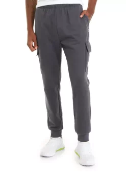 Cheap π ZELOS Fleece Cargo Joggers π