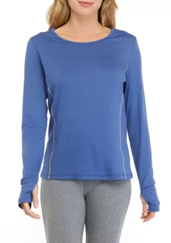 Cheapest ❤️ ZELOS Long Sleeve Seamed T-Shirt 😀 -ZELOS store Belk 317