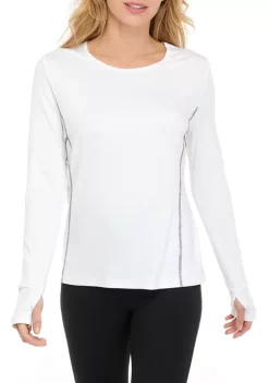 Cheapest ❤️ ZELOS Long Sleeve Seamed T-Shirt 😀 -ZELOS store Belk 319