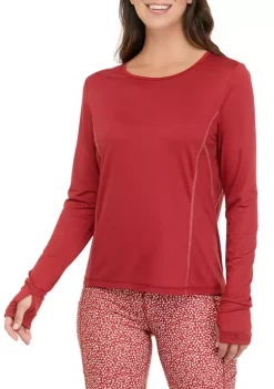 Cheapest ❤️ ZELOS Long Sleeve Seamed T-Shirt 😀 -ZELOS store Belk 320