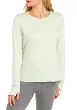Cheapest ❤️ ZELOS Long Sleeve Seamed T-Shirt 😀 -ZELOS store Belk 322