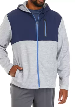 Outlet 😍 ZELOS Big & Tall Tech Fleece Zip Hoodie 👏 -ZELOS store Belk 378