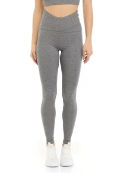 Best Pirce 🔔 ZELOS Low Impact Crossover Waist Leggings 👏