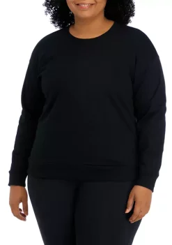 Cheapest 🥰 ZELOS Plus Size Crew Neck Pullover 🧨