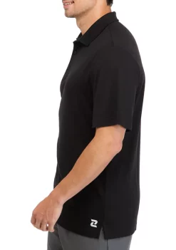 Hot Sale 🔥 ZELOS Brushed Knit Polo 😍 -ZELOS store Belk 646