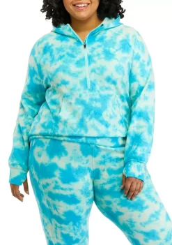 Cheap 💯 ZELOS Plus Size Half Zip Endurance Hoodie ✨ -ZELOS store Belk 656