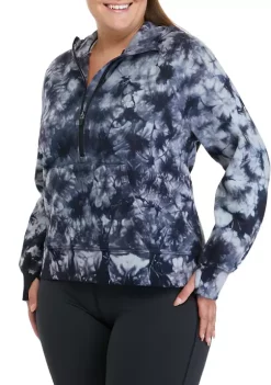 Cheap 💯 ZELOS Plus Size Half Zip Endurance Hoodie ✨ -ZELOS store Belk 657